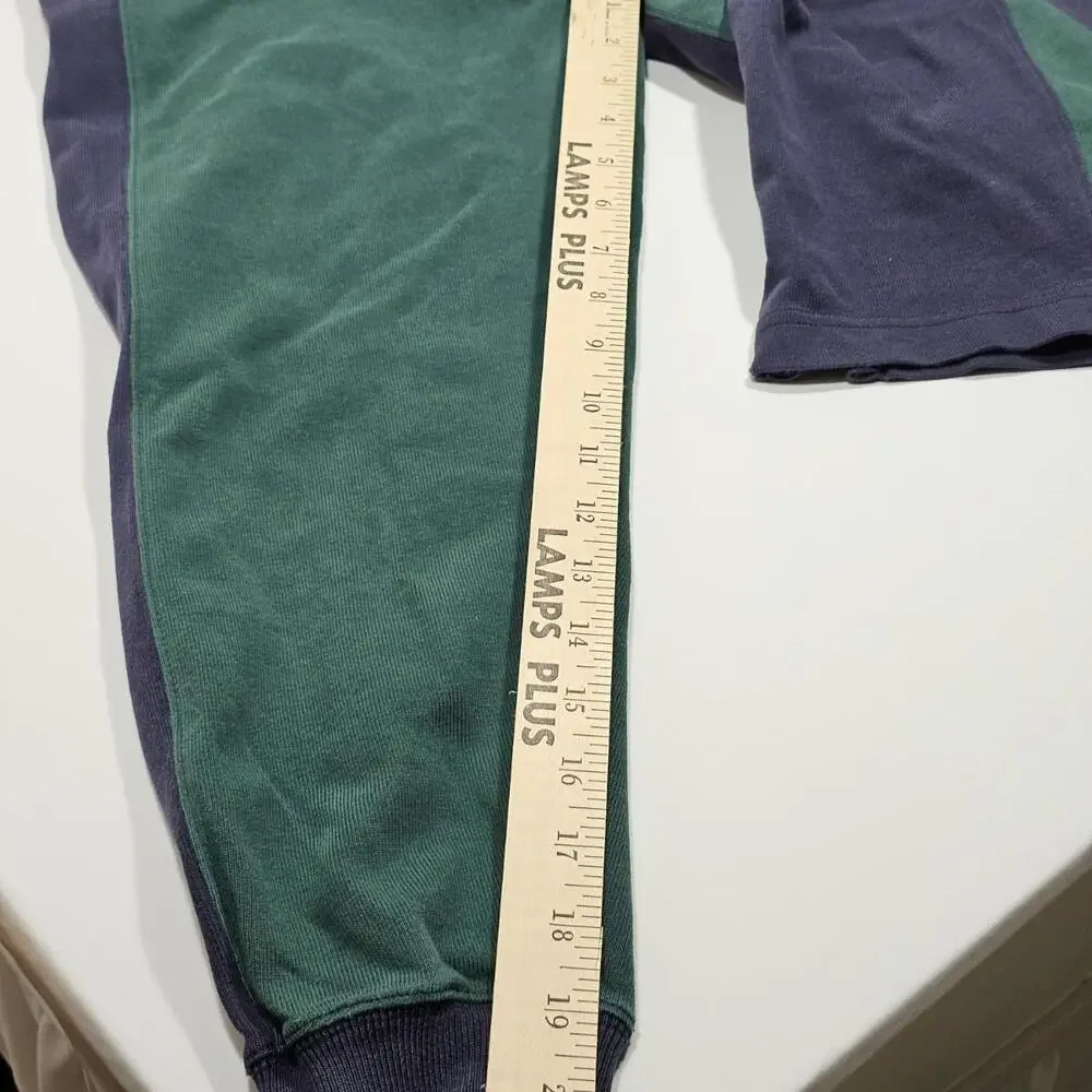 Vtg Ralph Lauren Striped Rugby Long Sleeve Polo. 100% Cotton. Mens Large READ - Picture 11 of 11